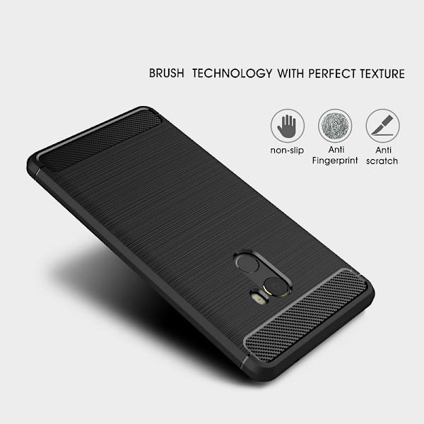 Stöttåligt Armor Carbon TPU-skal Xiaomi Mi Mix 2 Red