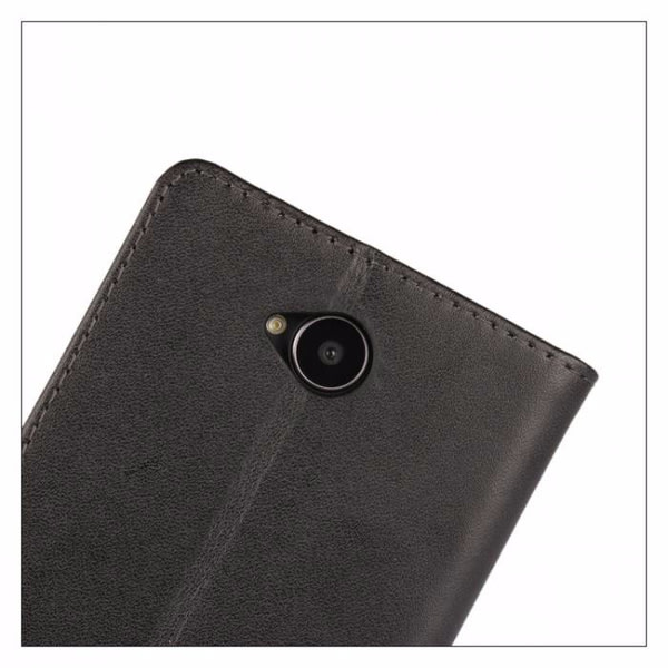 Pung etui ægte læder Microsoft Lumia 650 - flere farver Black