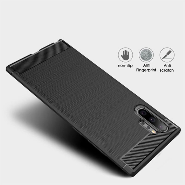 Stöttåligt Armor Carbon TPU-skal Samsung Note 10 Plus Red