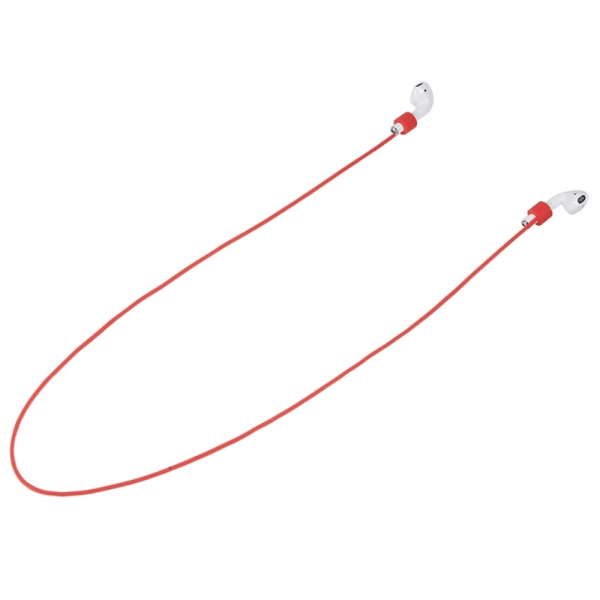 SKALO AirPods Anti-Tapp-snöre i silikon - Fler färger Röd