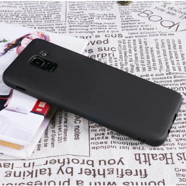 Samsung J6 2018 Ultra-ohut silikonikotelo - enemmän värejä Black