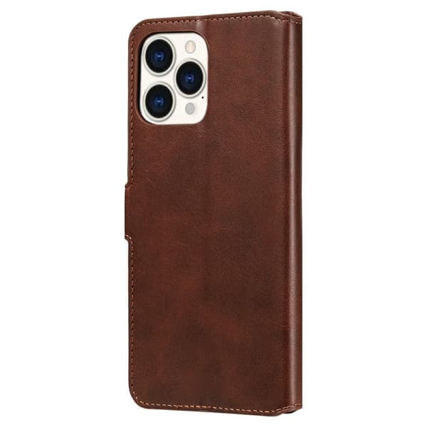 SKALO iPhone 13 Pro Max Klassiskt Plånboksfodral - Brun Brun