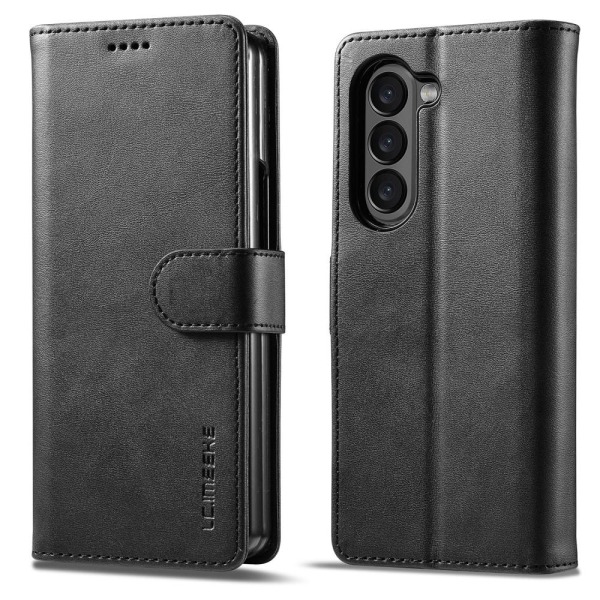 SKALO Samsung Z Fold5 LC.IMEEKE Plånboksfodral i PU-Läder - Svart Svart