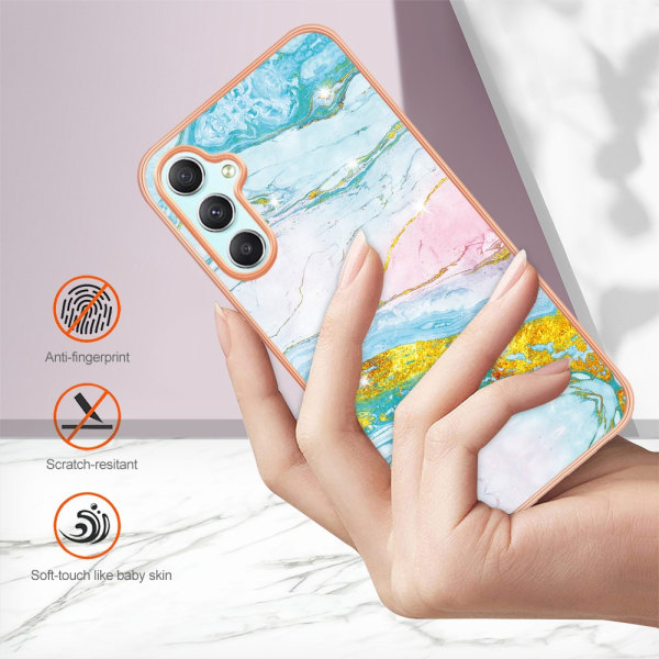 SKALO Samsung A25 5G Marmor TPU-skal - Motiv 5 multifärg