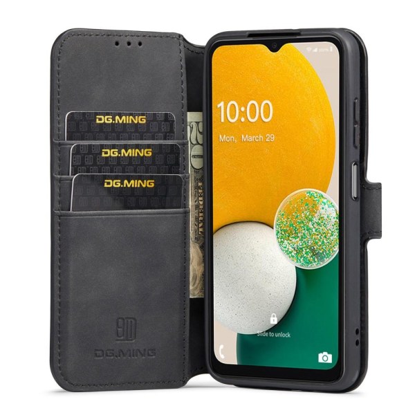 DG MING Samsung A04s 4G Premium Cut Plånboksfodral - Svart Svart