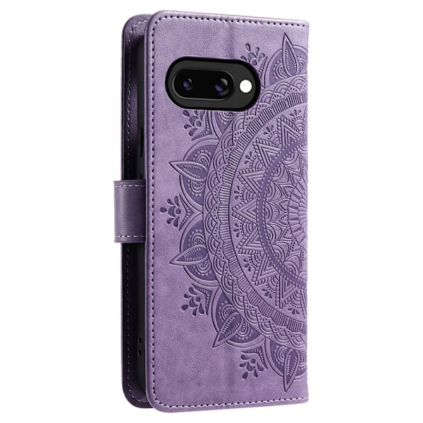 SKALO Google Pixel 9a Mandala Plånboksfodral - Lila Lila