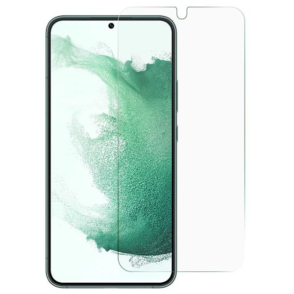 2-PACK SKALO Samsung S22+ Skärmskydd i Härdat glas Transparent