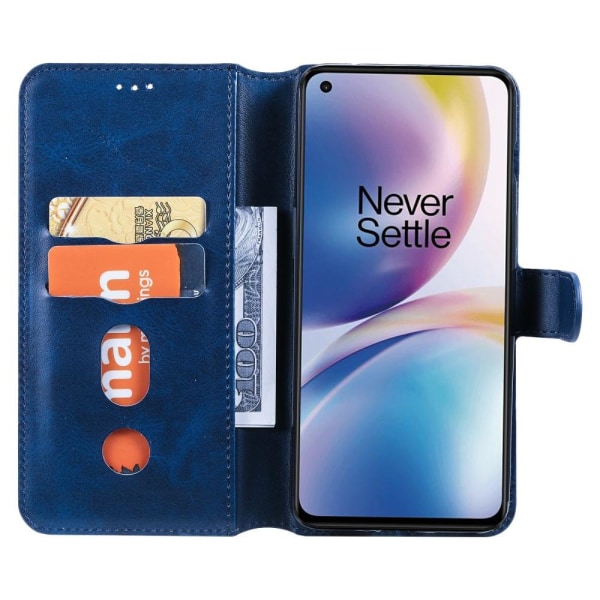 SKALO OnePlus Nord 2 Classic Wallet Case - Blå Blue