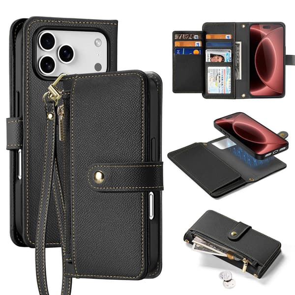 DUX DUCIS Lawa Series Flip Cover til iPhone 18 Pro - Sort Black