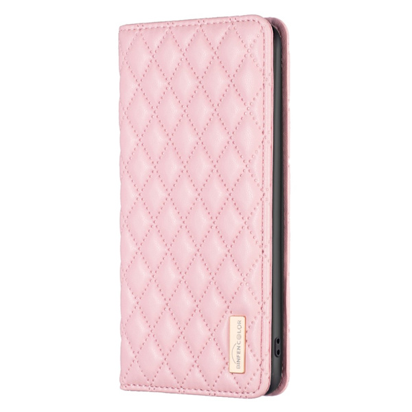 SKALO Samsung A15 4G BINFEN COLOR Iso Tikattu Lompakkokotelo - Pinkki Pink