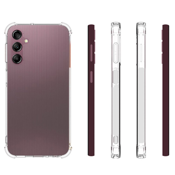 SKALO Samsung A25 5G Erittäin vahva TPU-kuori Transparent