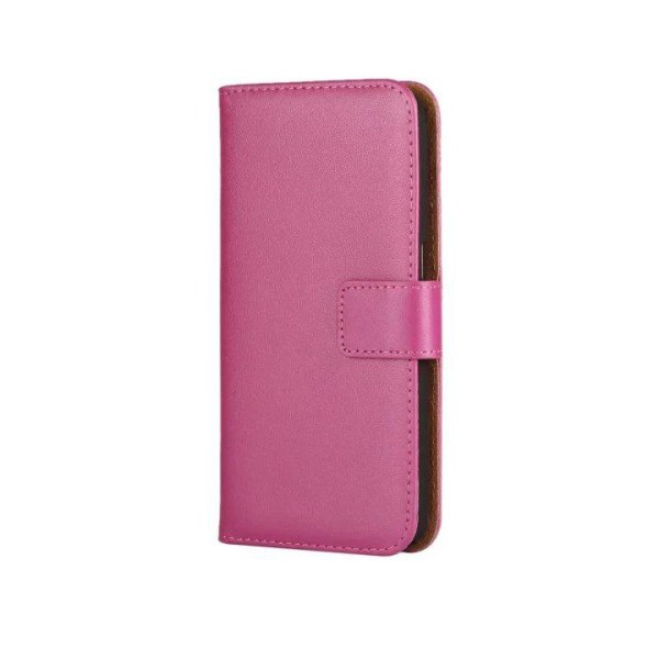 SKALO iPhone 11 Pro Plånboksfodral Äkta Skinn - Fler färger Cerise
