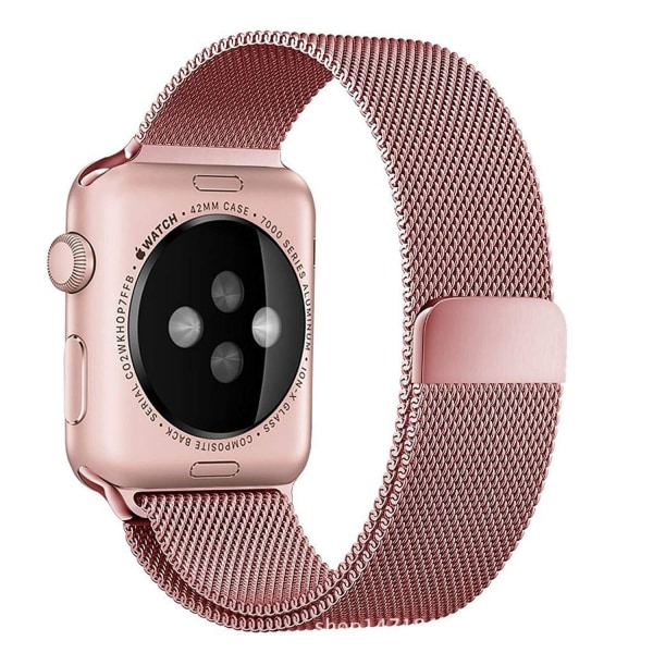SKALO Milanese Loop Apple Watch 38/40/41mm - Vælg farve Pink