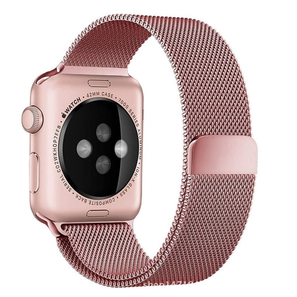 SKALO Milanese Loop Apple Watch Series 1-3 38mm - Fler färger Rosa