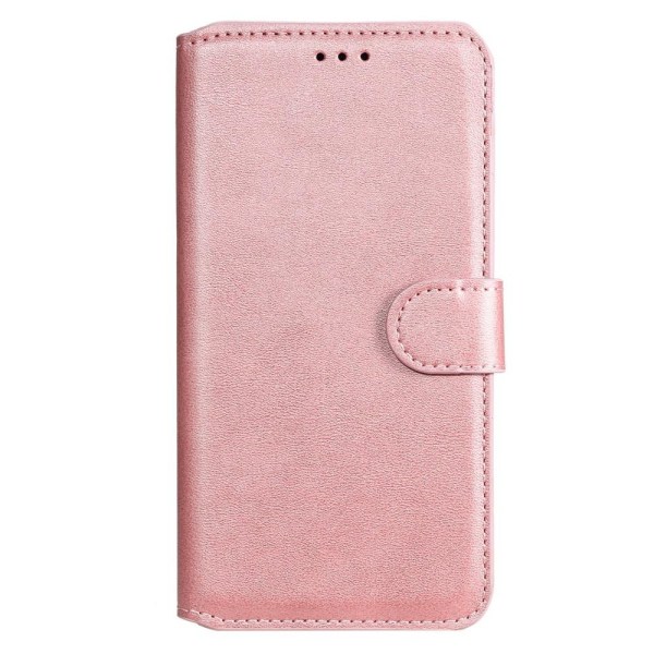 SKALO Samsung S21 FE Classic Wallet Cover - Rose Gold Pink gold