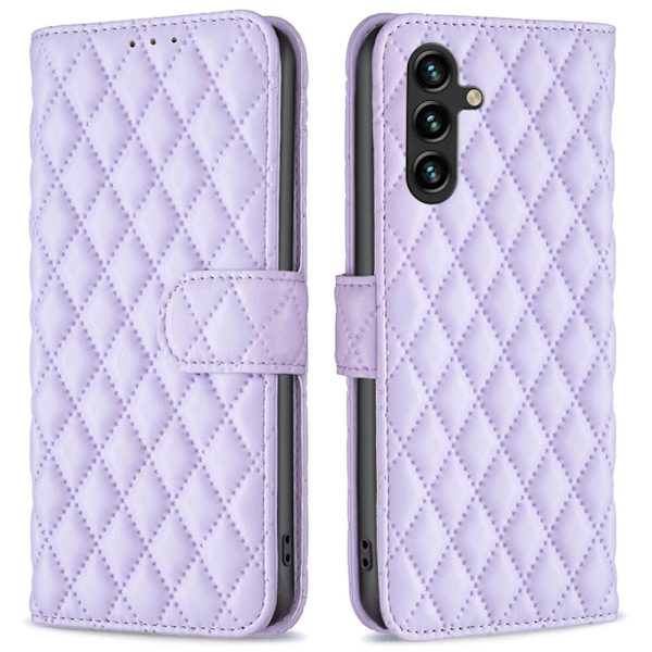 SKALO Samsung A05s 4G BINFEN COLOR Quiltet Pung - Lilla Purple