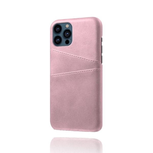 PU-Läder Korthållare Skal iPhone 13 Pro Max - Roséguld Rosa guld