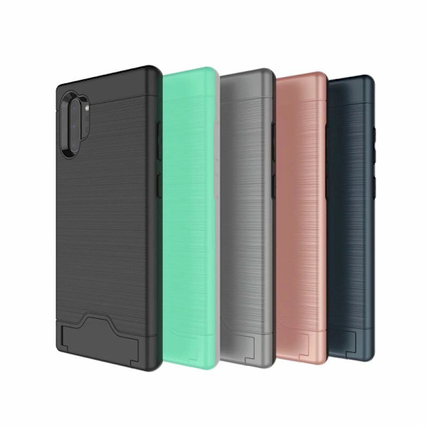 Samsung Note 10 PLUS | Armor skal | Korthållare Pink