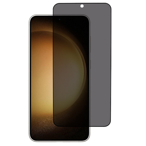 2-PACK SKALO Samsung Galaxy S24 Privacy Skärmskydd Härdat Glas - Svart Svart