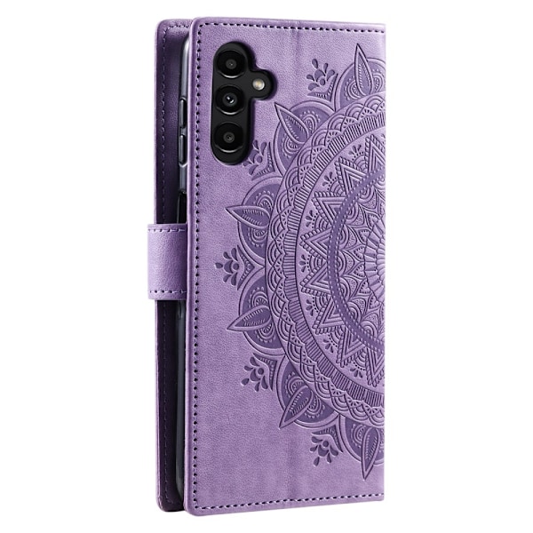 SKALO Samsung A56 5G Mandala Plånboksfodral - Lila Lila