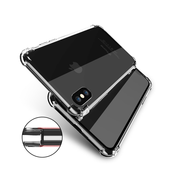 SKALO iPhone XR Ekstra stærk TPU-cover Transparent
