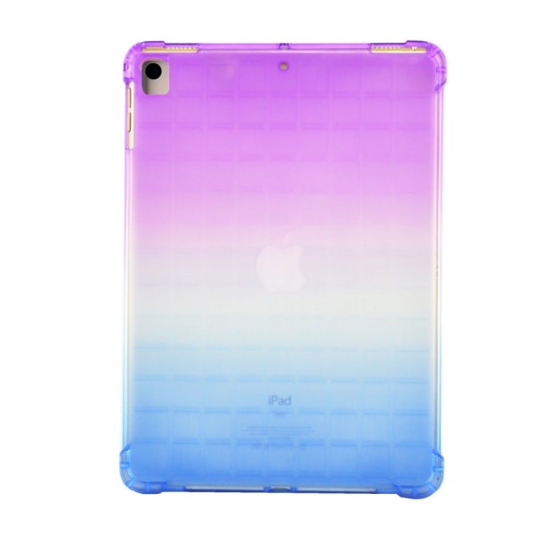 SKALO iPad 10.2 Gradient TPU Suojakuori - Violetti-Sininen Multicolor