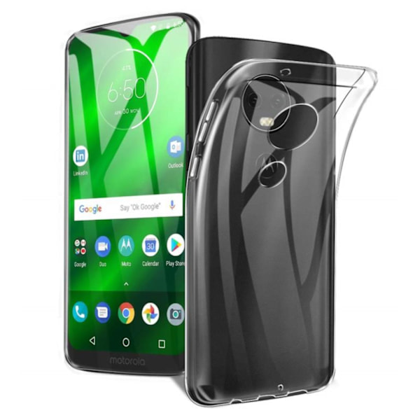 Transparent Silikon TPU-Skal till Moto G7 / Moto G7 PLUS Transparent