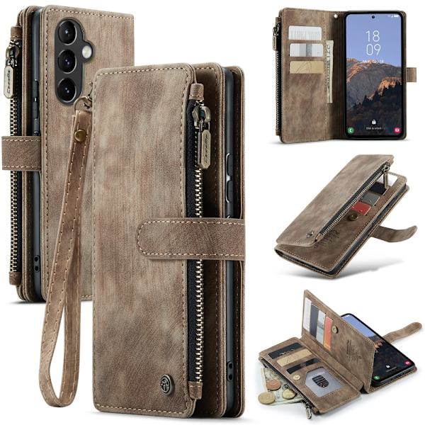 CaseMe Samsung A54 5G CaseMe Big Wallet Plånboksfodral - Brun Brun