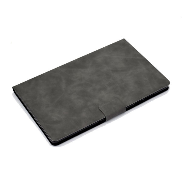 SKALO iPad 10.9 (2022) PU-nahkainen Lompakkokotelo - Harmaa Grey