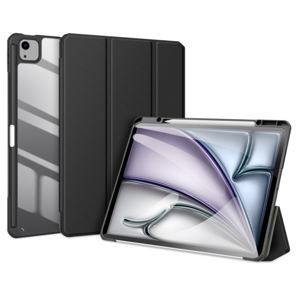 DUX DUCIS iPad Air 13 (2024) TOBY Series Trifold Flip Cover - Sort Black