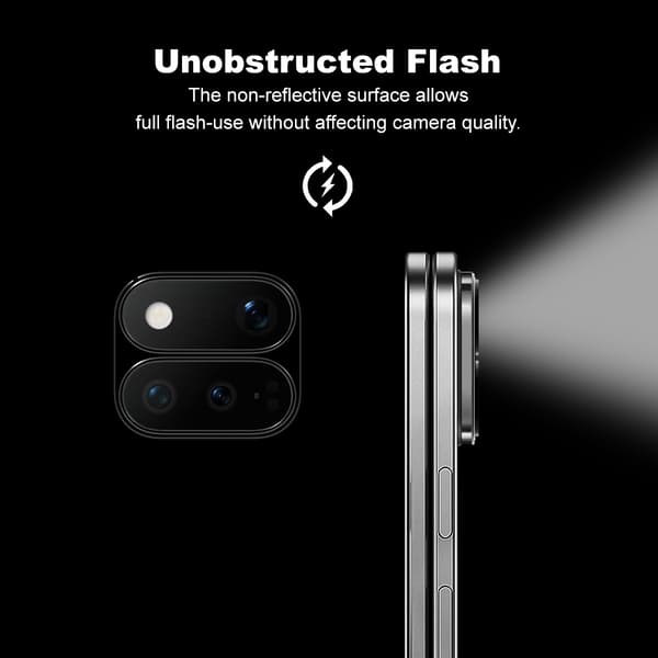 IMAK Kamerabeskyttelse i metal til Google Pixel 11 Pro Fold - Sort Black