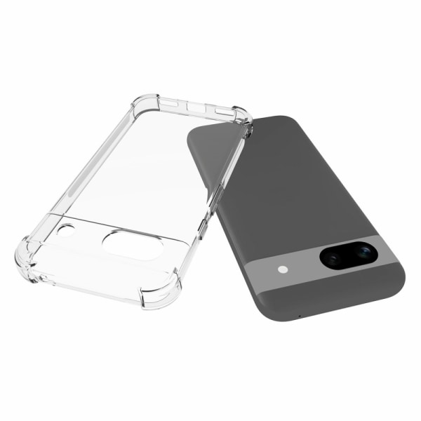 SKALO Google Pixel 8a Extra strong TPU-skal Transparent