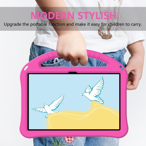 SKALO Nokia T20 Børneskal med håndtag og stativ - Pink Pink