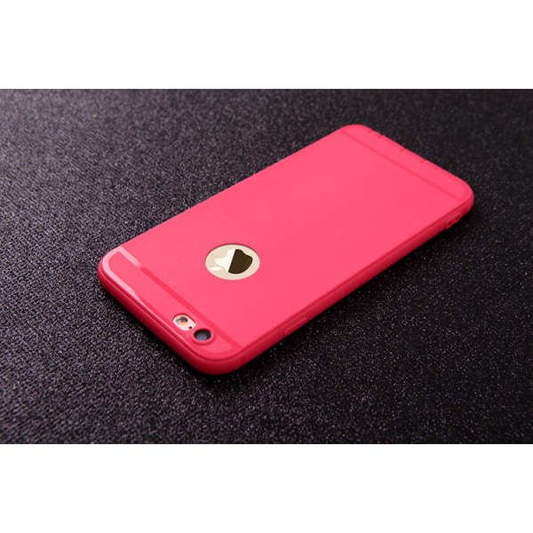 Ultratyndt silikonetui til iPhone 6 / 6S - flere farver Red