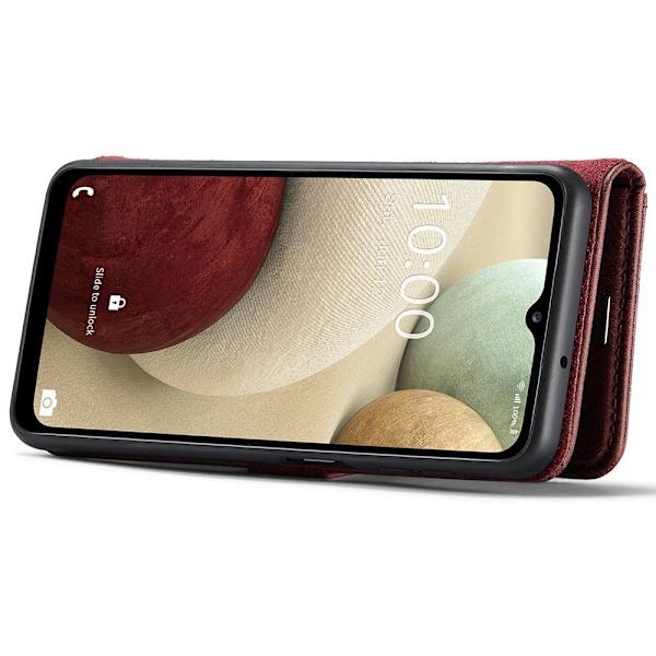 DG MING Samsung A13 5G 2-in-1 magneetti lompakkokotelo - Punainen Red