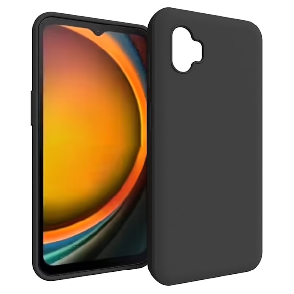 SKALO Samsung XCover7 Pro Mattamusta Ultrahohut TPU Suojakuori - Musta Black