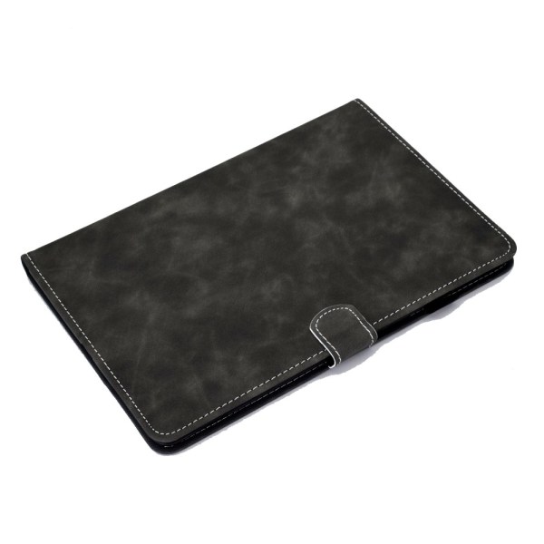 SKALO iPad 10.2 PU-nahkainen Lompakkokotelo - Musta Black
