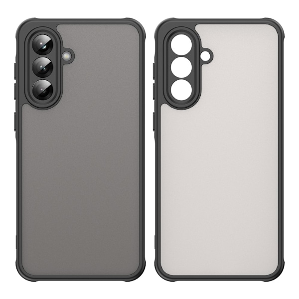 SKALO Samsung A36 5G Color Bumper Frosted Suojakuori - Musta Black