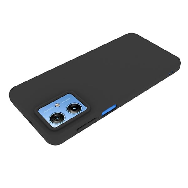 SKALO Motorola Moto G54 5G Mattamusta erittäin ohut TPU-suojakuori Black