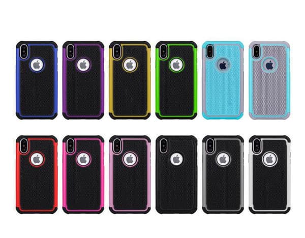 iPhone X/XS extra skyddande skal | Shockproof Armor White