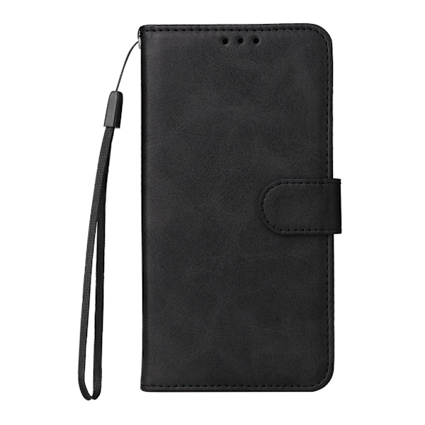 SKALO Xiaomi Redmi 14C PU-Läder Plånboksfodral - Fler färger Svart