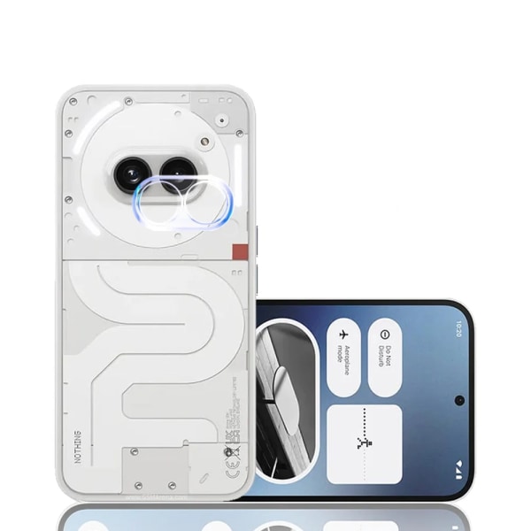 SKALO Nothing Phone (2a) 5G 3D Linsskydd/Kameraskydd Härdat Glas Transparent