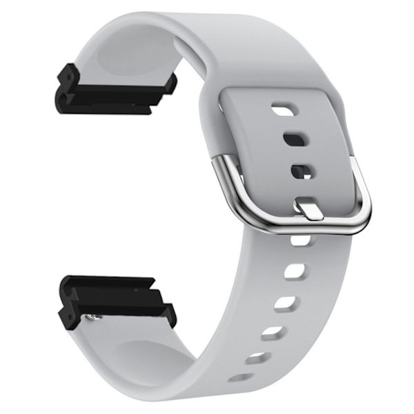 SKALO Garmin Fenix 8 43mm Silikonearmbånd Formtilpasset - Vælg farve Grey