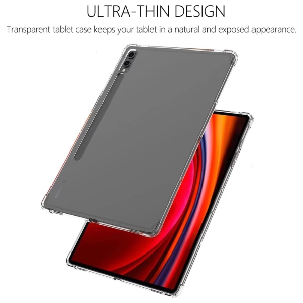 SKALO Samsung Tab S9 Ultra TPU Skal - Transparent Transparent