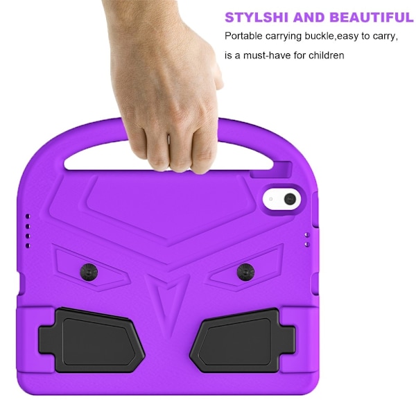 SKALO iPad 11" (2025) Barnskal med handtag och ställ - Lila Lila