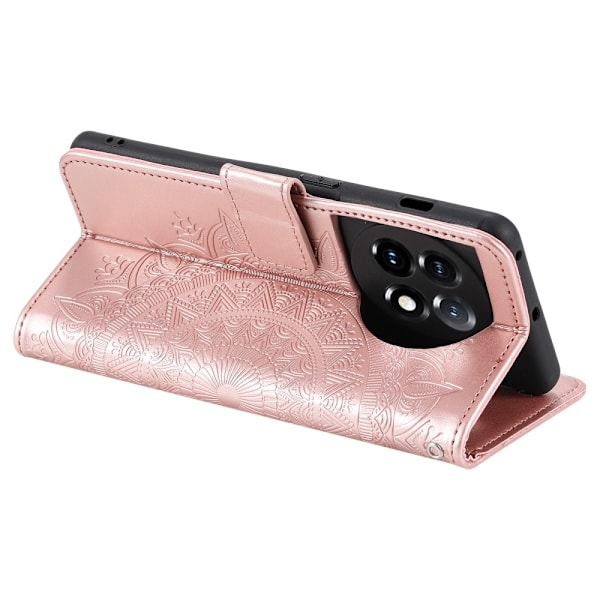 SKALO OnePlus 13R Mandala Lompakkokotelo - Ruusukulta Pink gold
