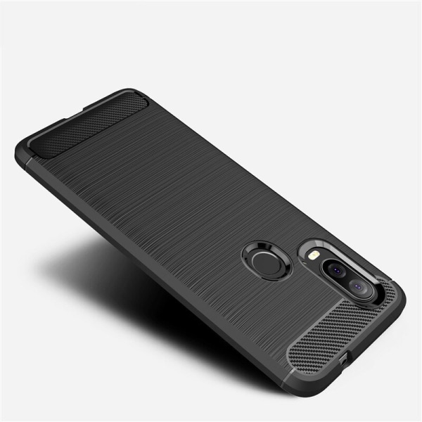 Iskunkestävä Armor Carbon TPU-suojus Motorola One Vision - enemmän väriä Black