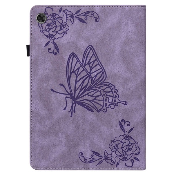 SKALO Lenovo Tab M7 (Gen 3) Mandala Butterfly Flip Cover - Lilla Purple