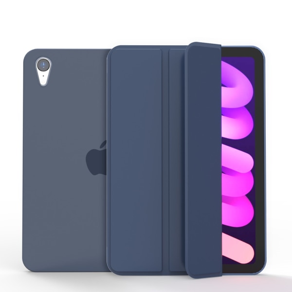 SKALO iPad Mini (2021) Trifold Flip Cover - Blå Blue