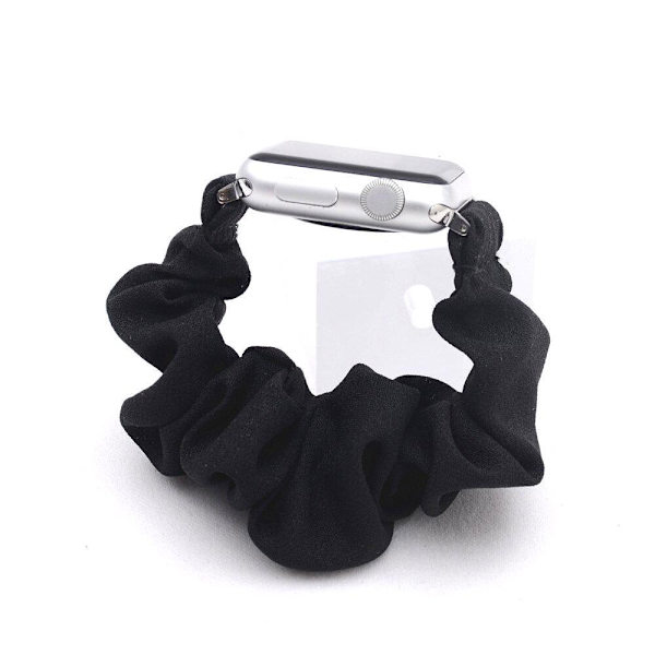 SKALO Scrunchie armbånd Apple Watch Series 1-3 42mm - Vælg farve Black
